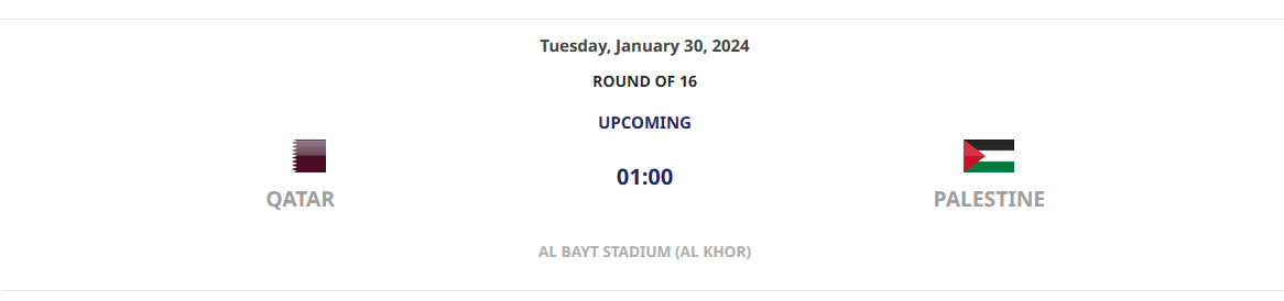 카타르 팔레스타인 축구
