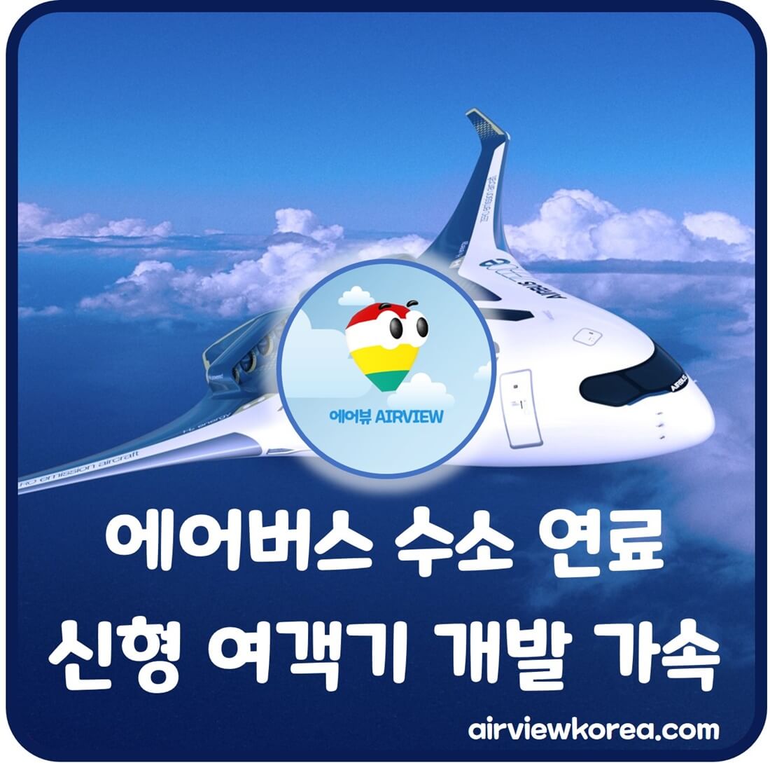 에어버스가 개발 중인 수소연료 항공기에 대해 설명하는 글의 썸네일