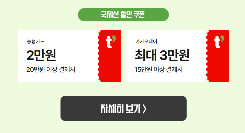 겨울여행 항공권