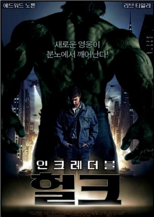 영화 인크레더블 헐크 포스터