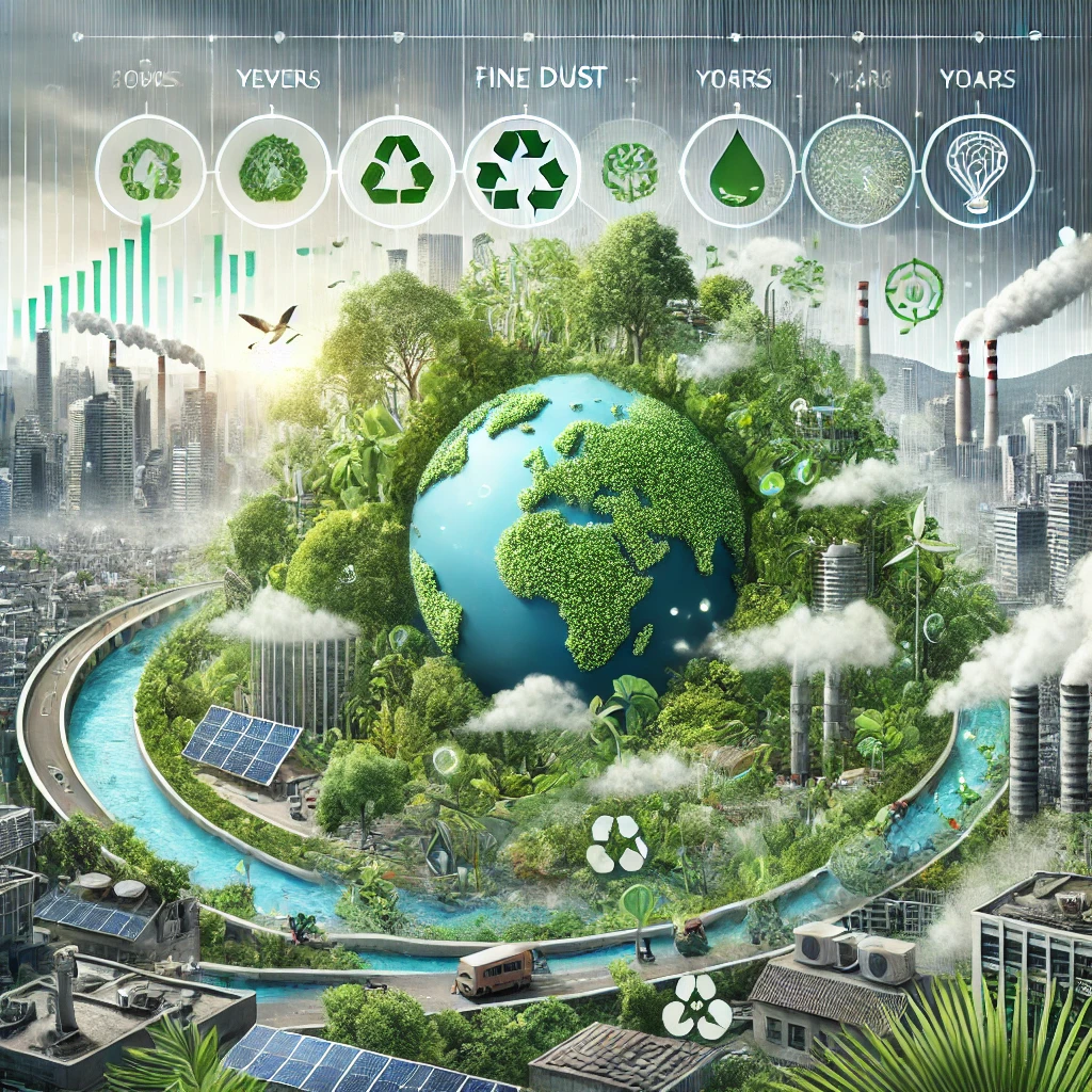 미세먼지 저감 식물의 장기적인 환경 영향