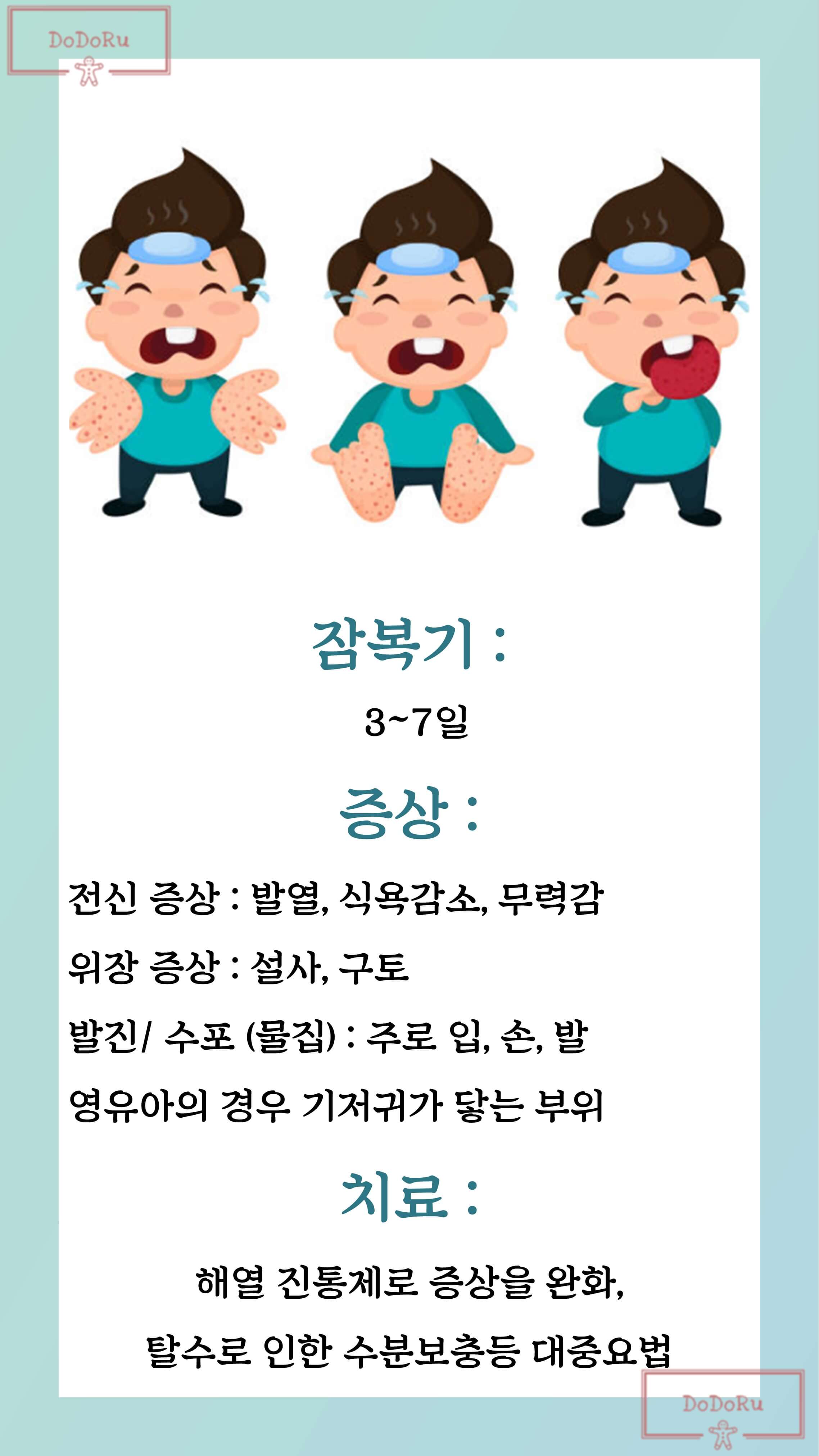 수족구-증상