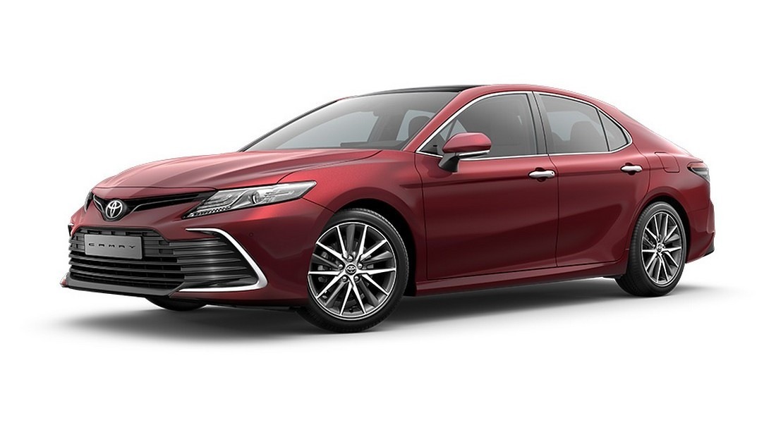 도요타 캠리 8세대 페이스리프트 22년형 모델 레드 컬러 출처 다음자동차