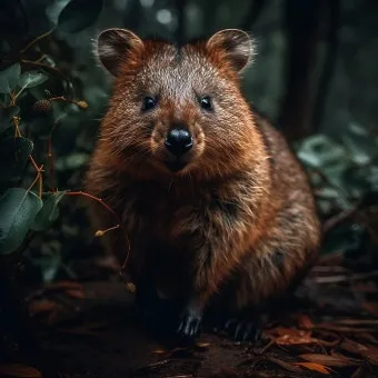 쿼카 웃는 동물 행복한 동물 특징 성격_11