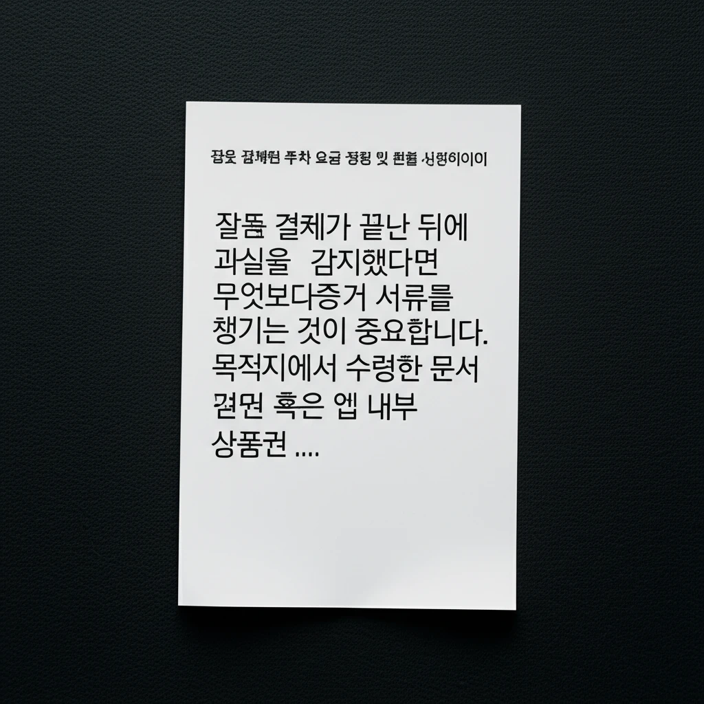 아이파킹 앱 1대1 문의로 주차 요금..