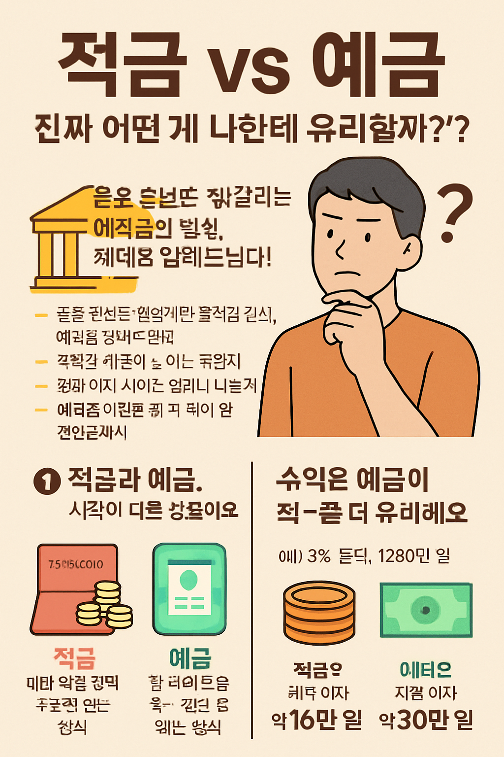 적금 vs 예금, 진짜 어떤 게 나한테 유리할까?