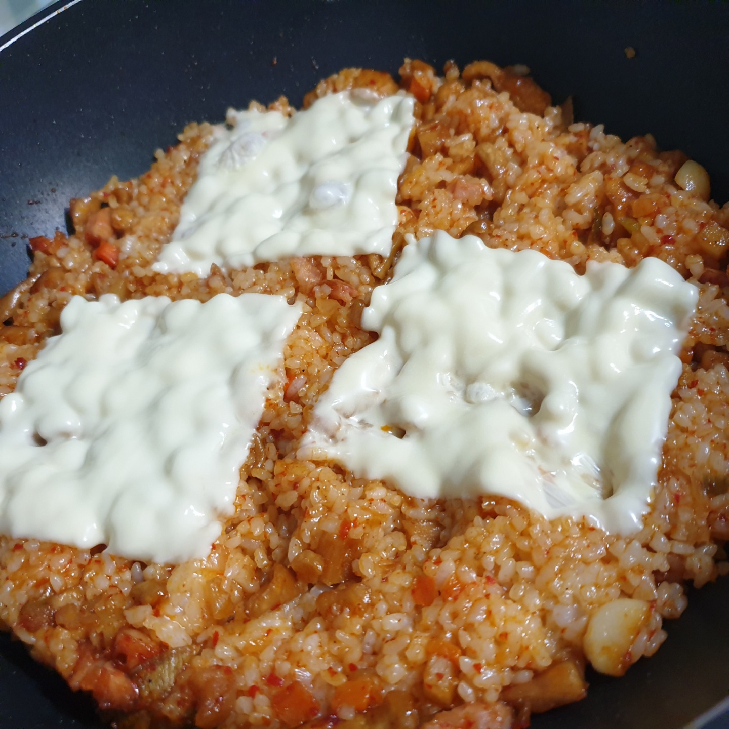 무말랭이치즈볶음밥