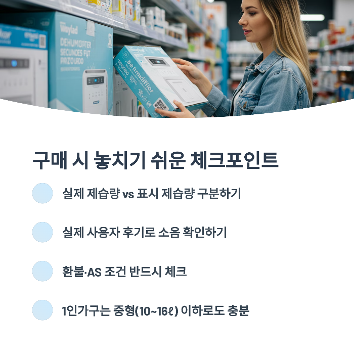 에어컨 제습기 선택