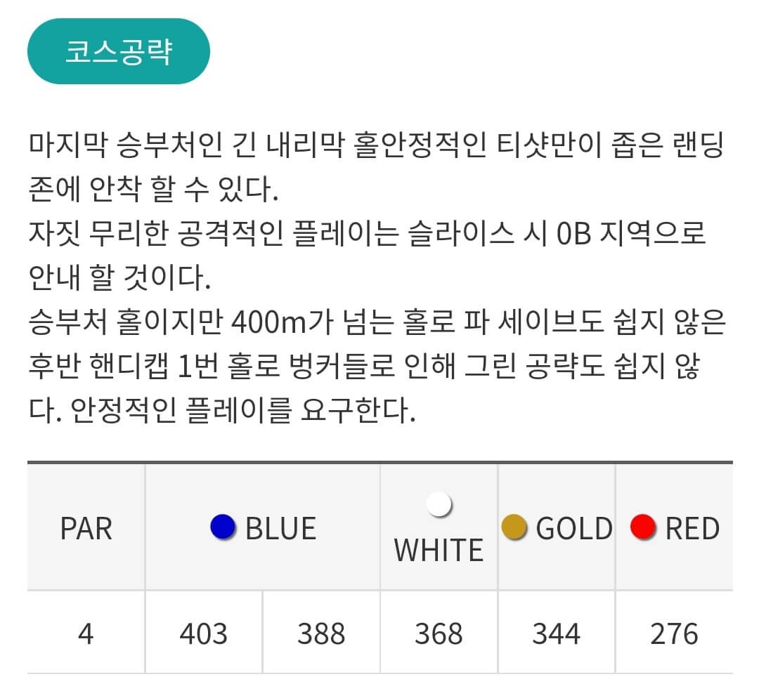 감곡 컨트리클럽 글렌코스 09