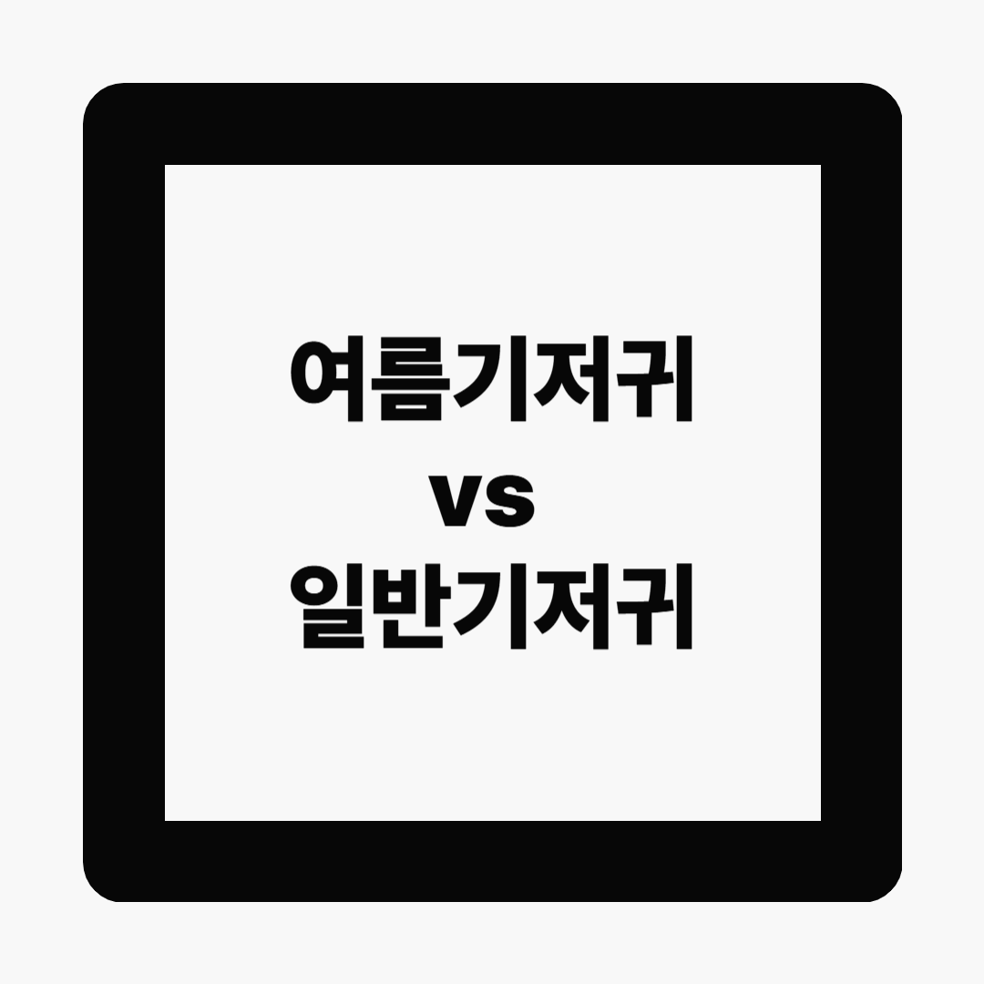 여름기저귀 vs 일반기저귀, 진짜 차이 있을까? 부모들이 몰랐던 핵심 정리