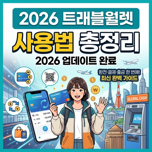 트래블월렛 사용법 총정리 ❘ 해외여행 필수 카드 발급부터 환전 결제 인출까지 완벽 가이드