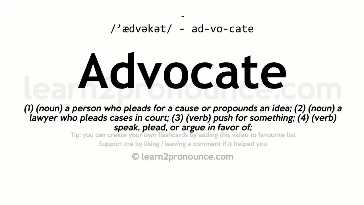 advocate