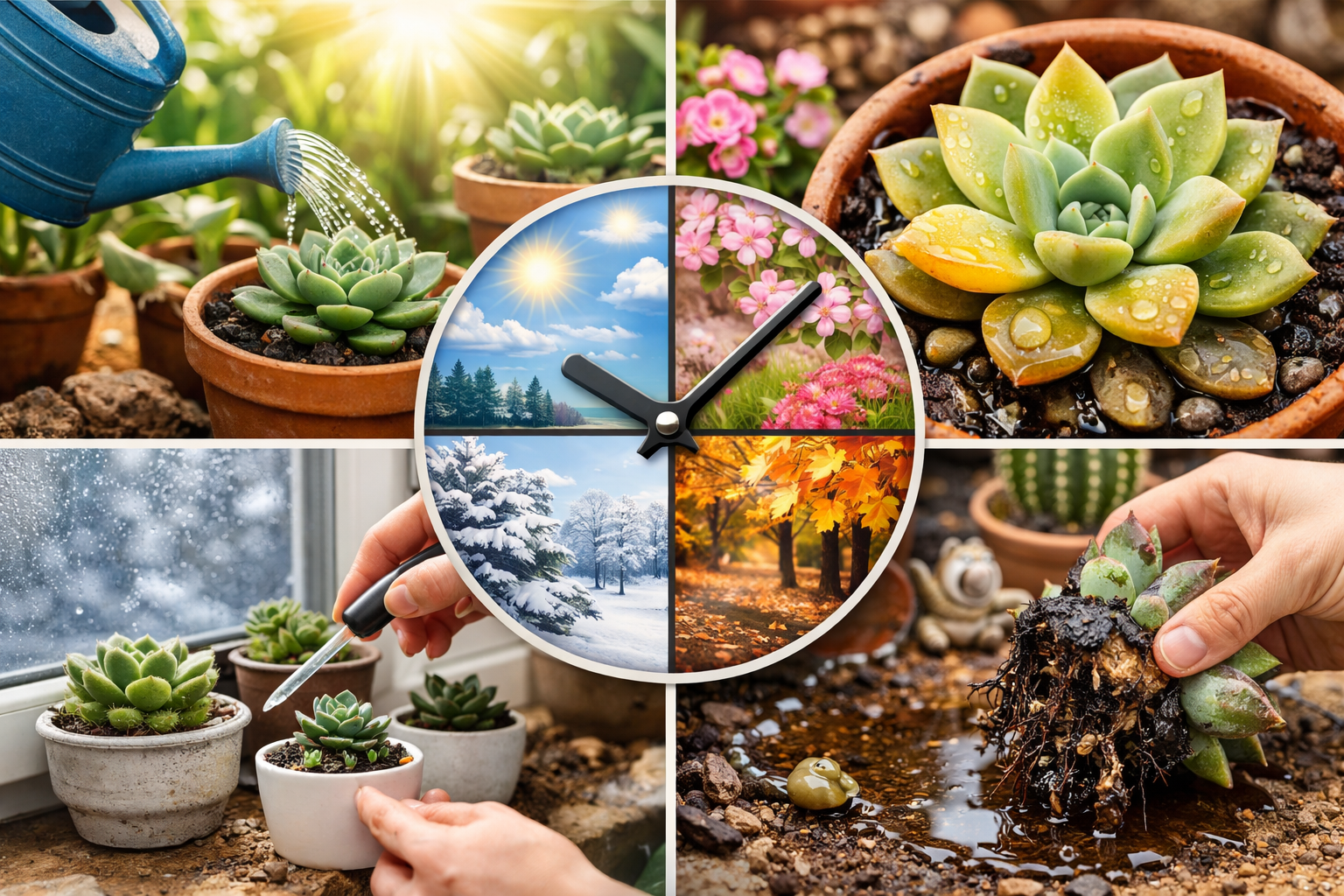 다육식물 물 주기