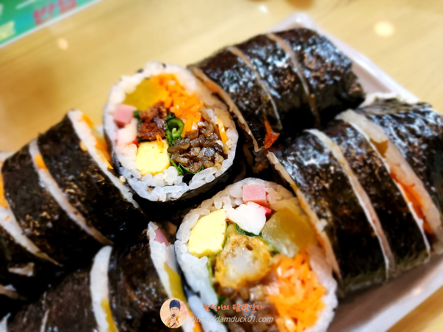 멸추김밥, 새우김밥