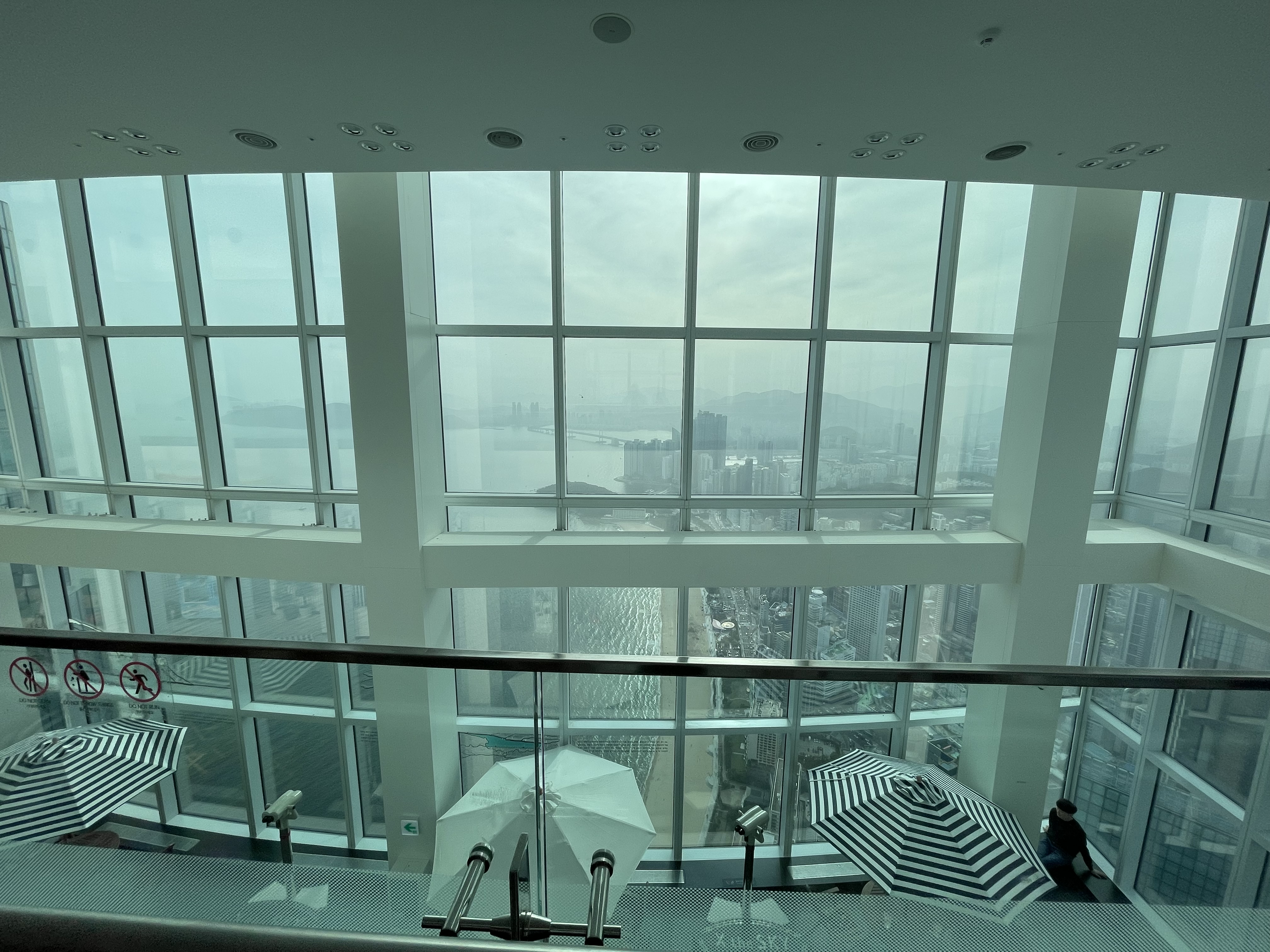 스타벅스 해운대 엑스더스카이점 경치