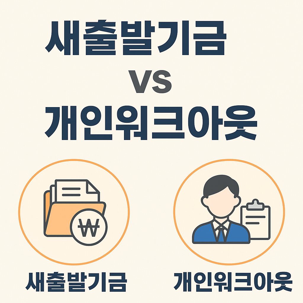 새출발기금과 개인워크아웃