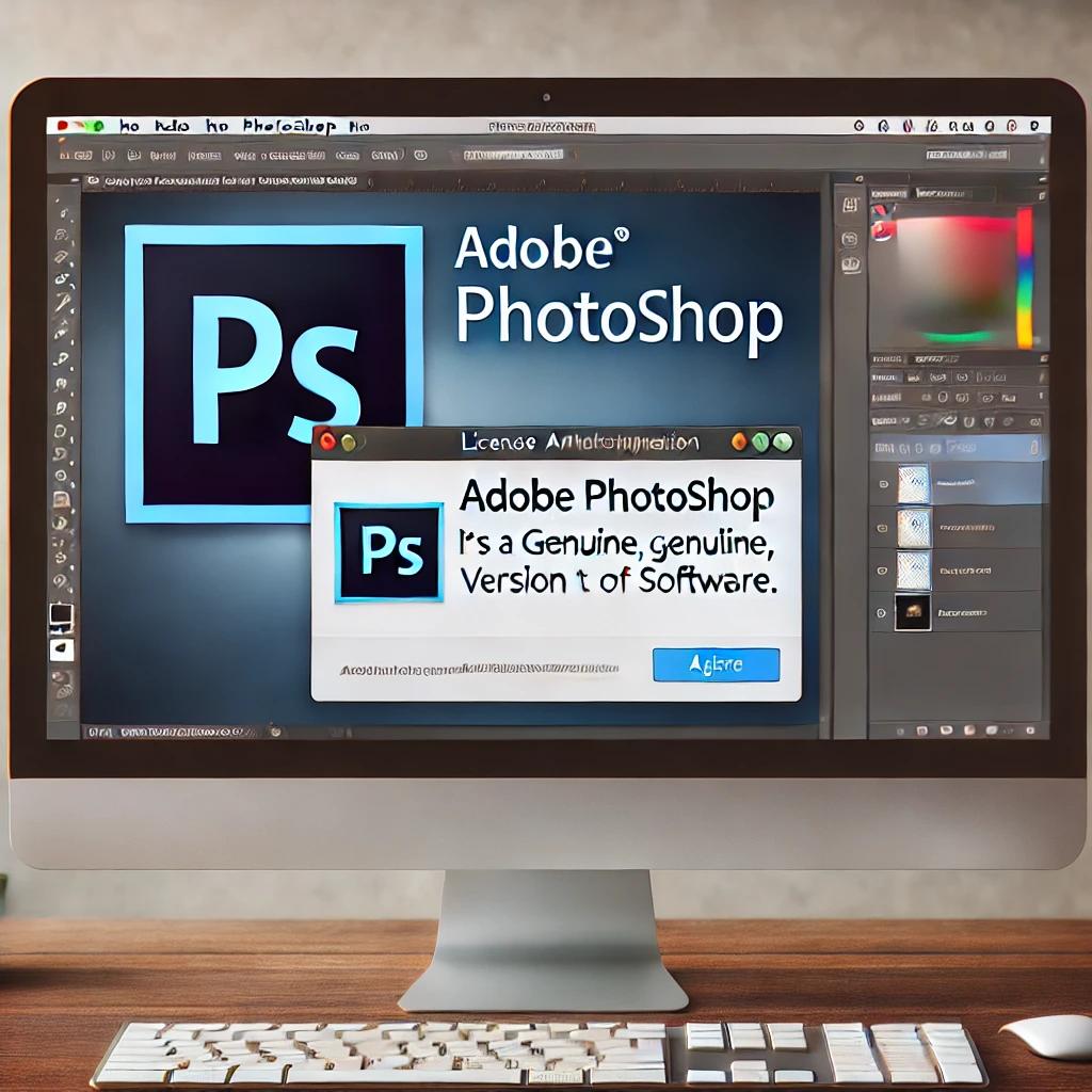 포토샵 정품인증