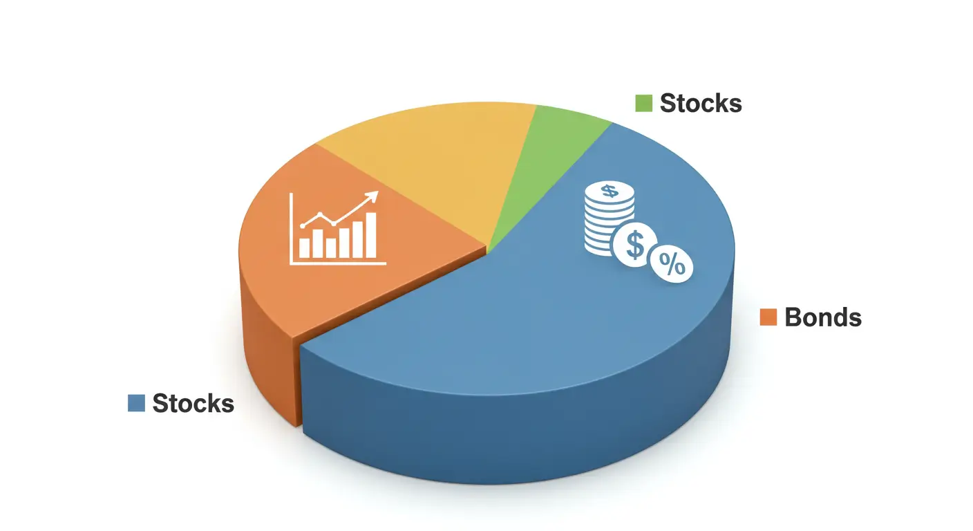 성장성을 추구하는 사회초년생을 위한 주식 80%, 채권 20% 자산배분 예시