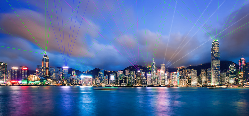 침사추이 시계탑 2층에서 바라본 Symphony of light _Photo by Kim Sunghwan(Artageo)