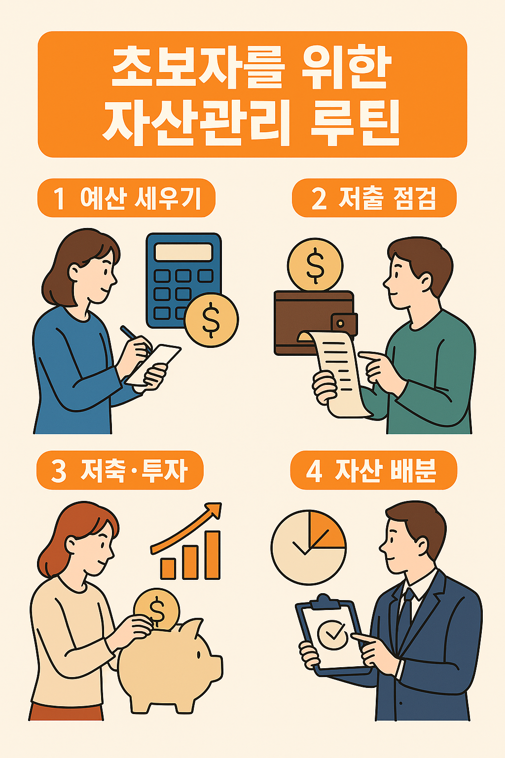 초보자를 위한 자산관리 루틴 관련 이미지