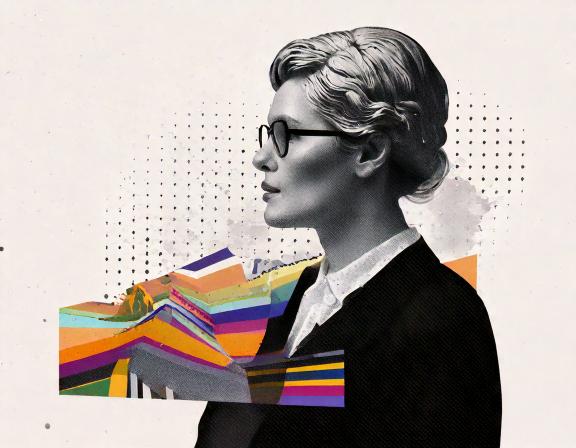 안경-쓴-여자-그래픽