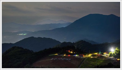 대관령 안반데기 메밀꽃밭