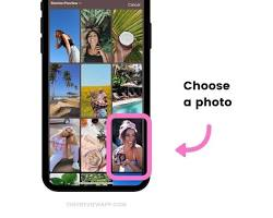 Instagram photo selection screen