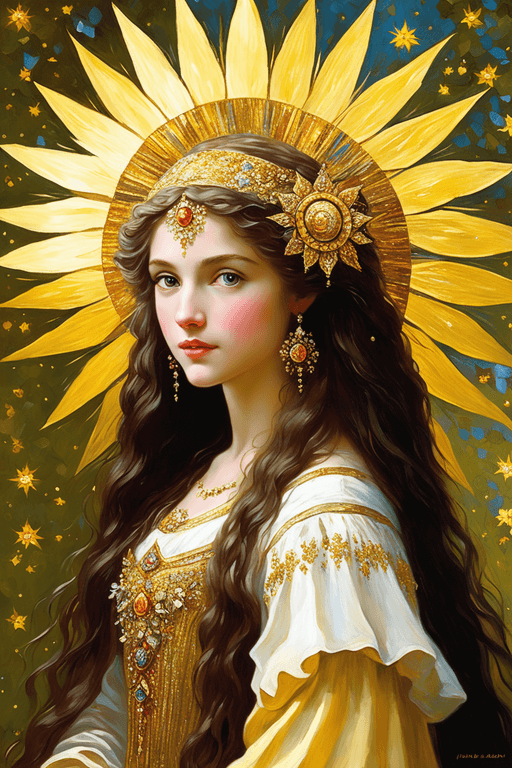 Playground AI로 생성한 그림(2) - 태양의 여인