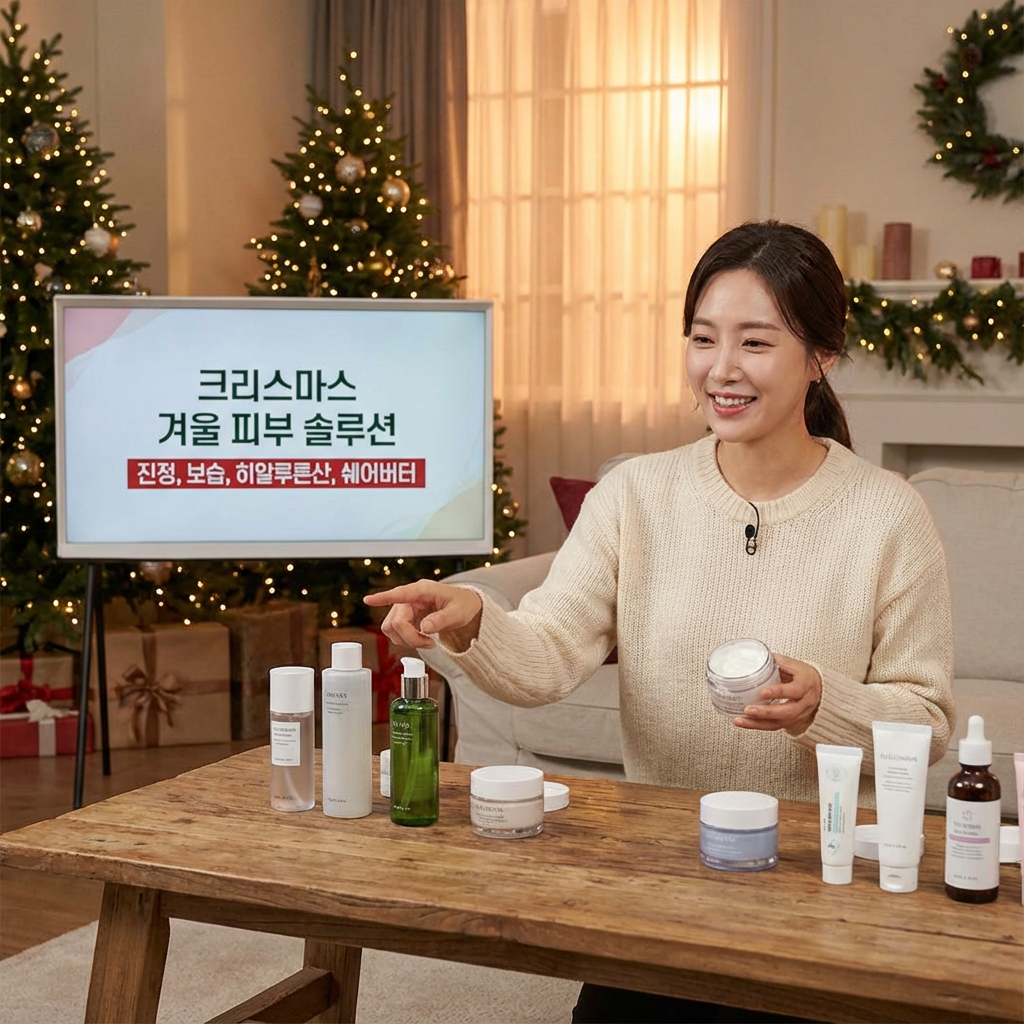 겨울 피부 트러블 잡는 크리스마스 스킨케어 루틴