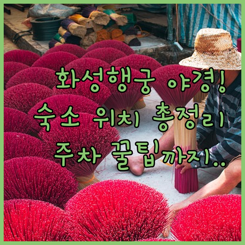 수원 화성행궁 야경 보기 좋은 위치별..