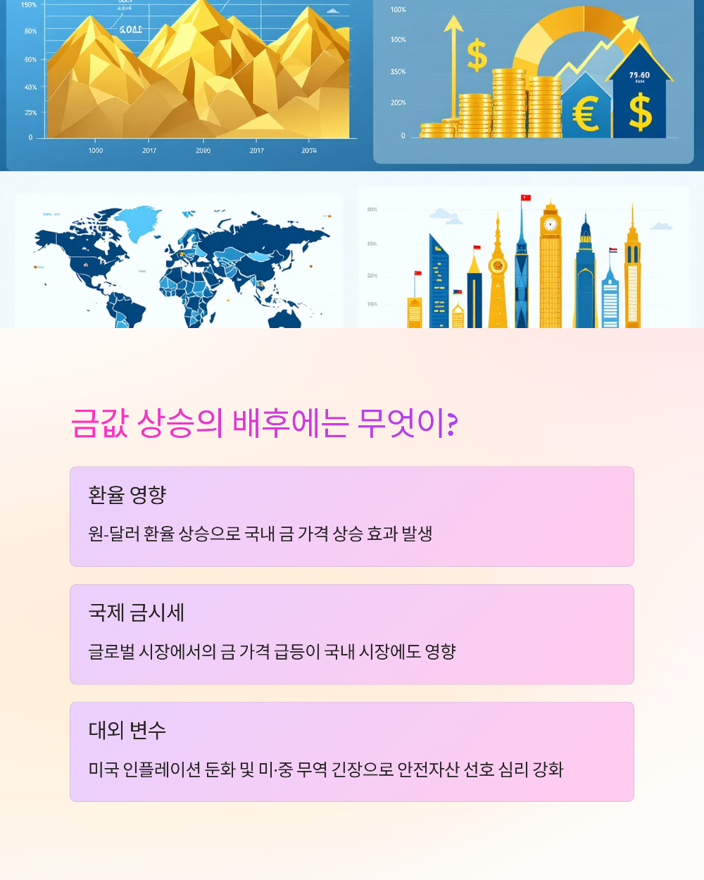 오늘의 금값시세 정리! 1돈 금 시세 변동 폭은