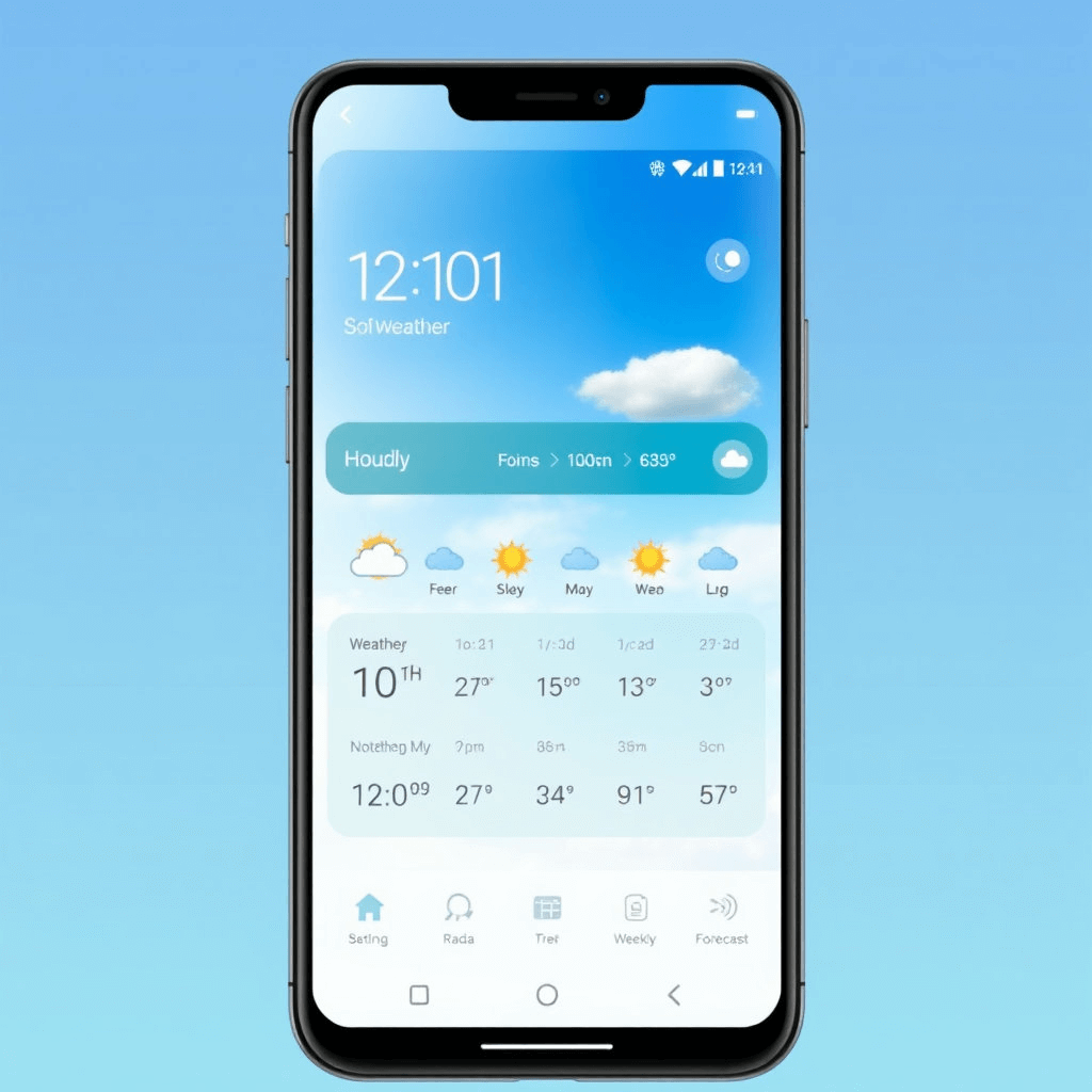 날씨 앱 설정하는 법