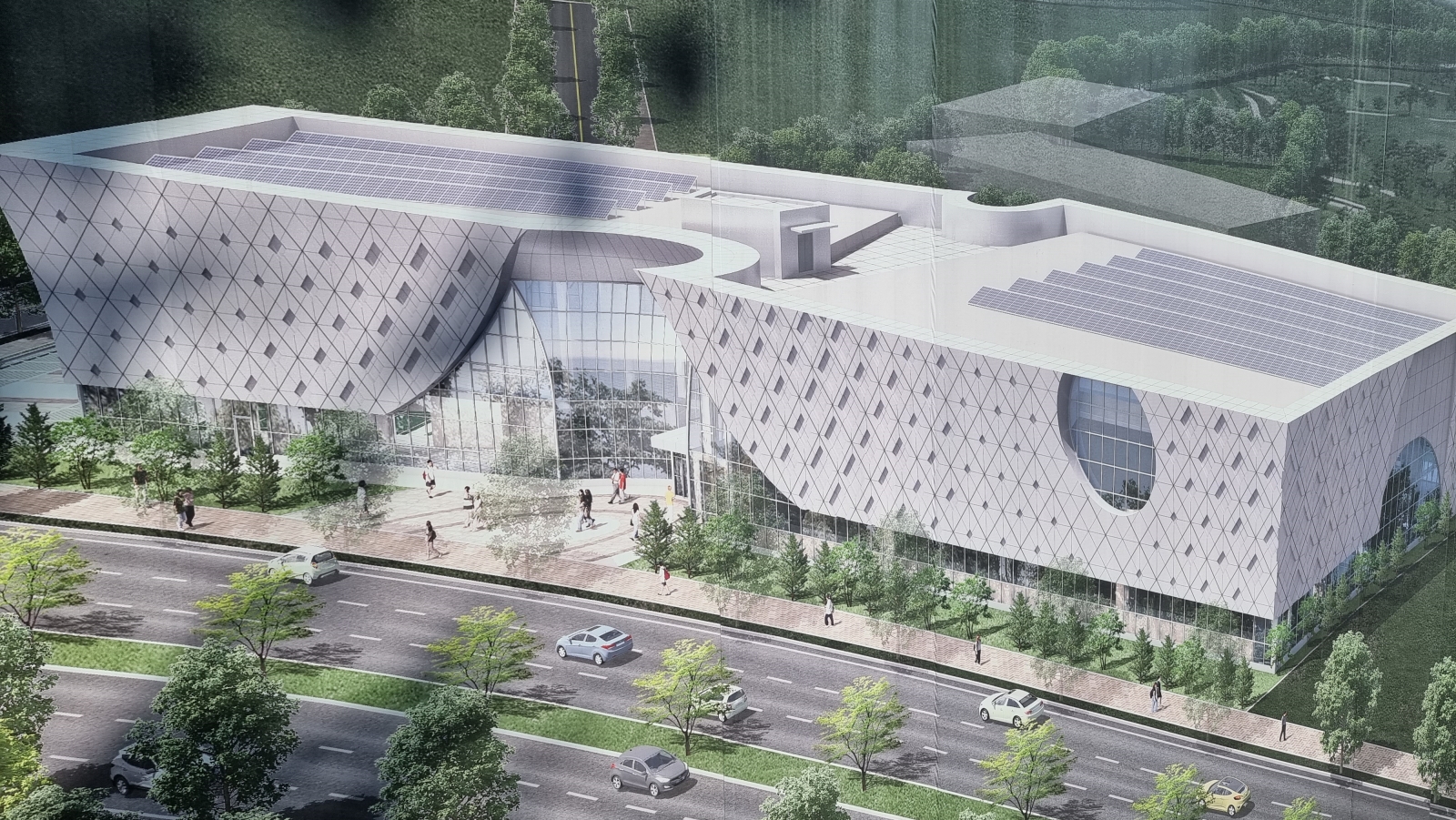 동탄2 실내배드민턴장 조감도