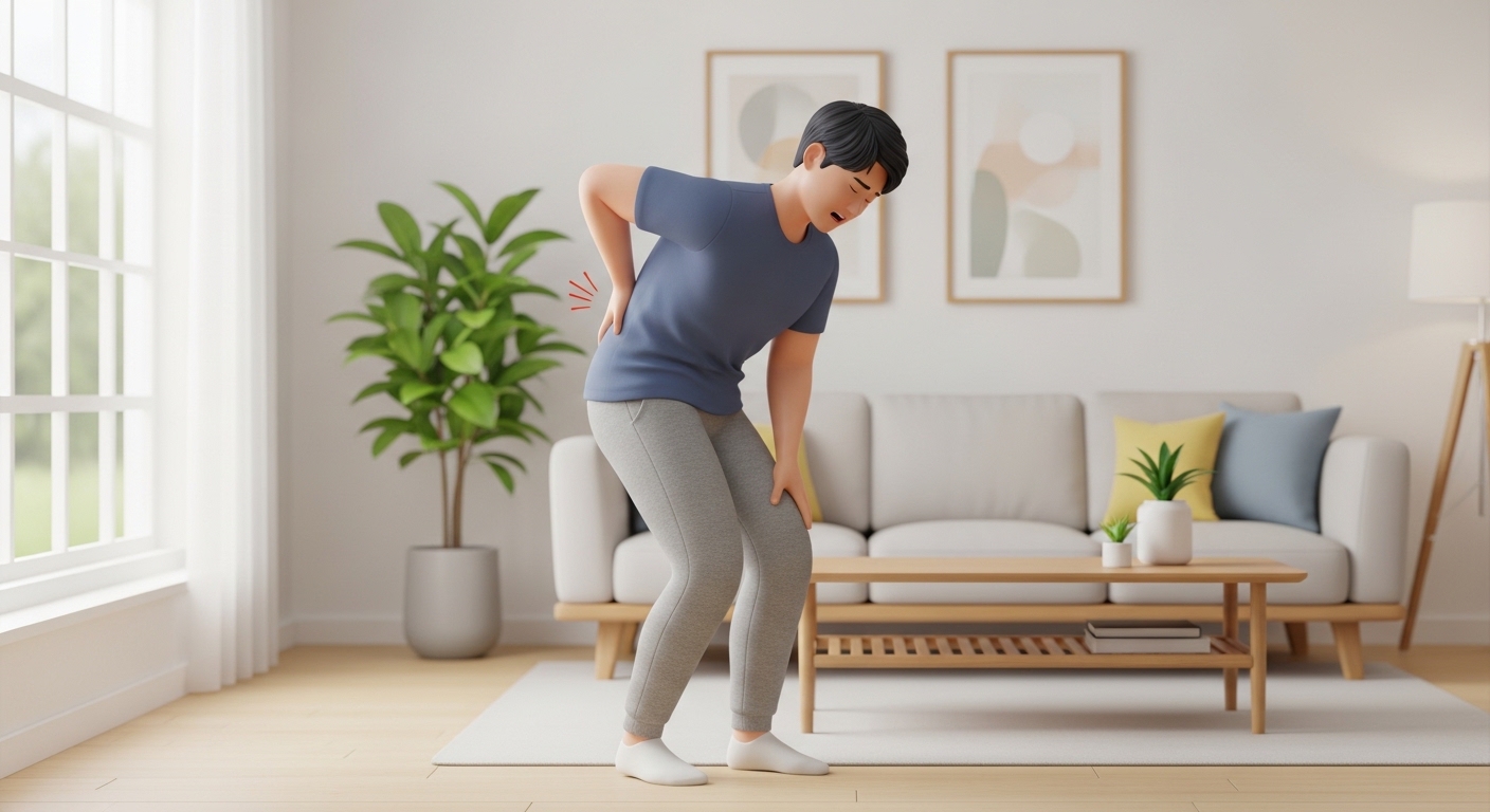 허리담&amp;#44; 요추염좌