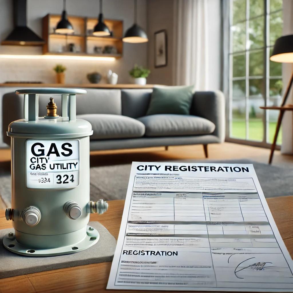 도시가스 등록