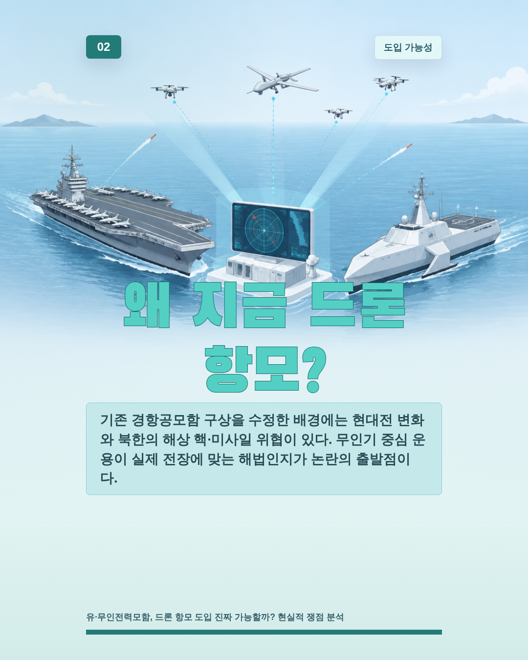 왜 지금 드론 항모?