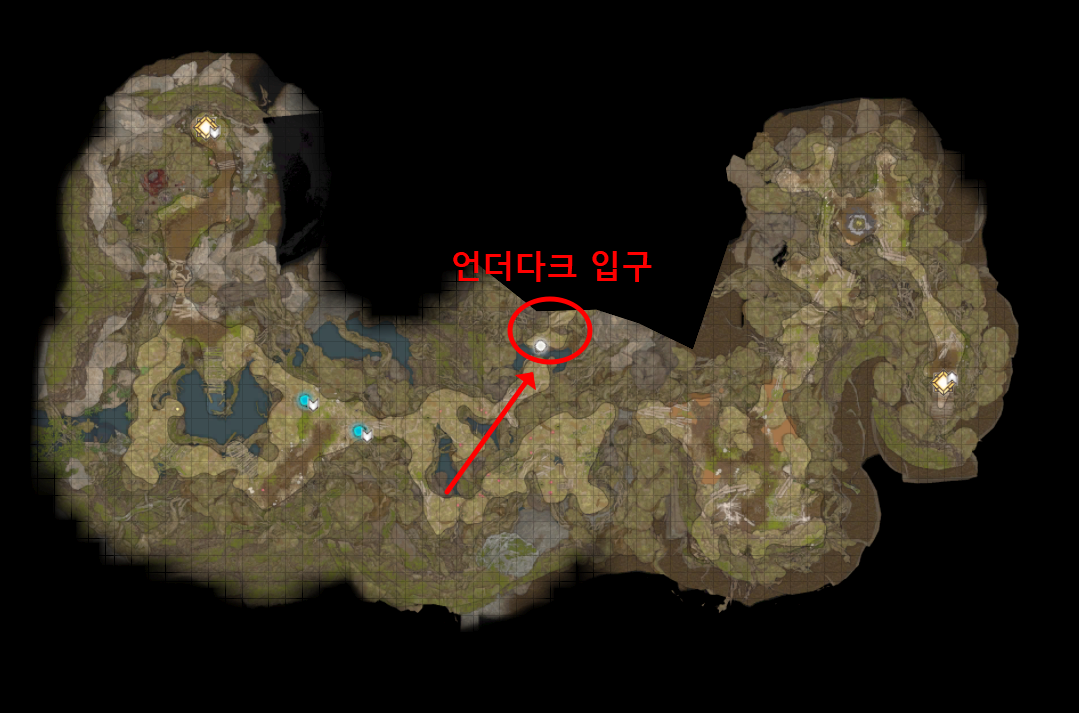 발더스3 언더다크 입구