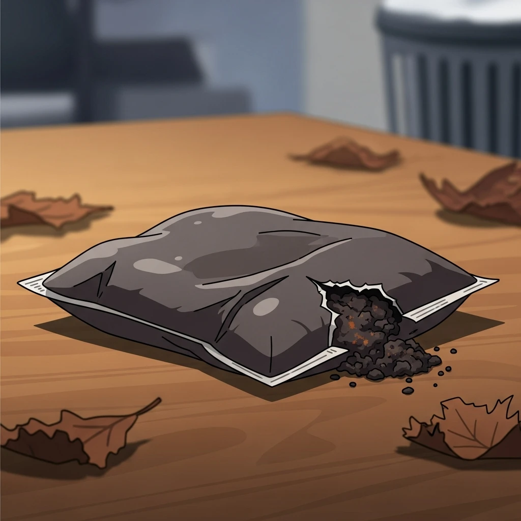 사용 완료된 일회용 핫팩