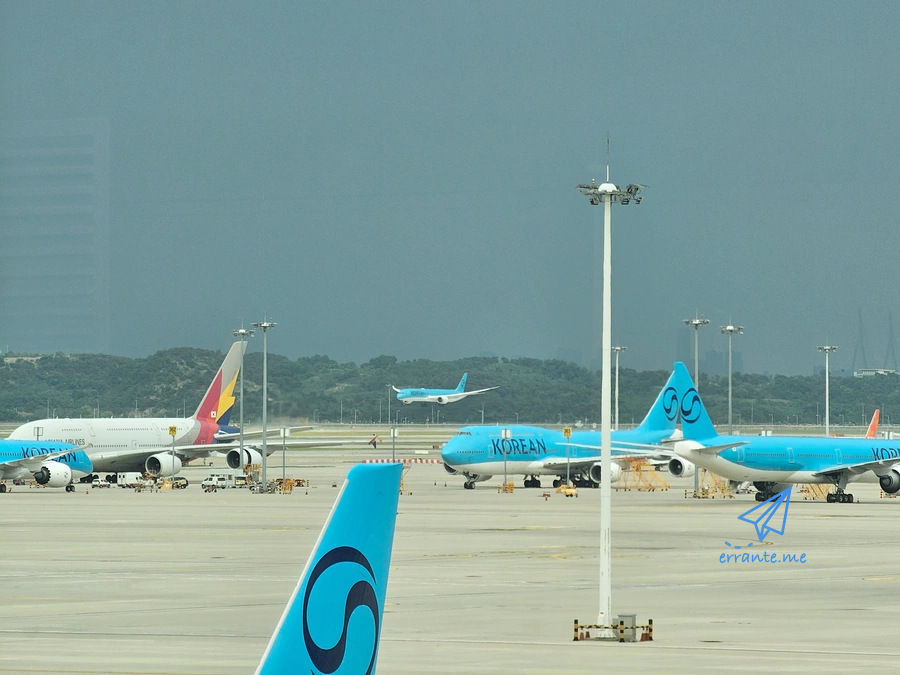 대한항공 부산 - 인천 내항기 인천공항