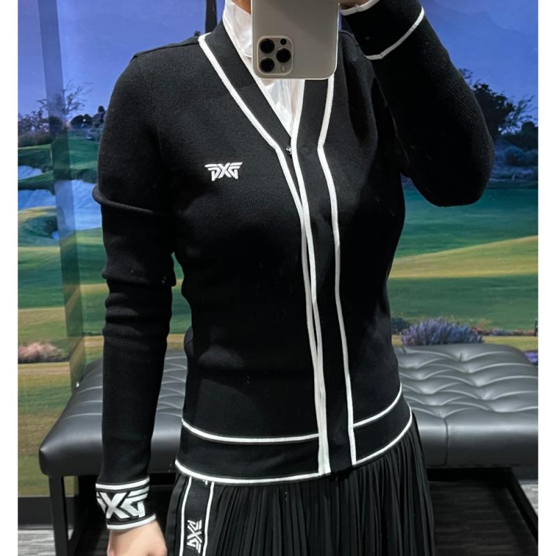 PXG 여성 바시티 브이넥 가디건 모든사이즈