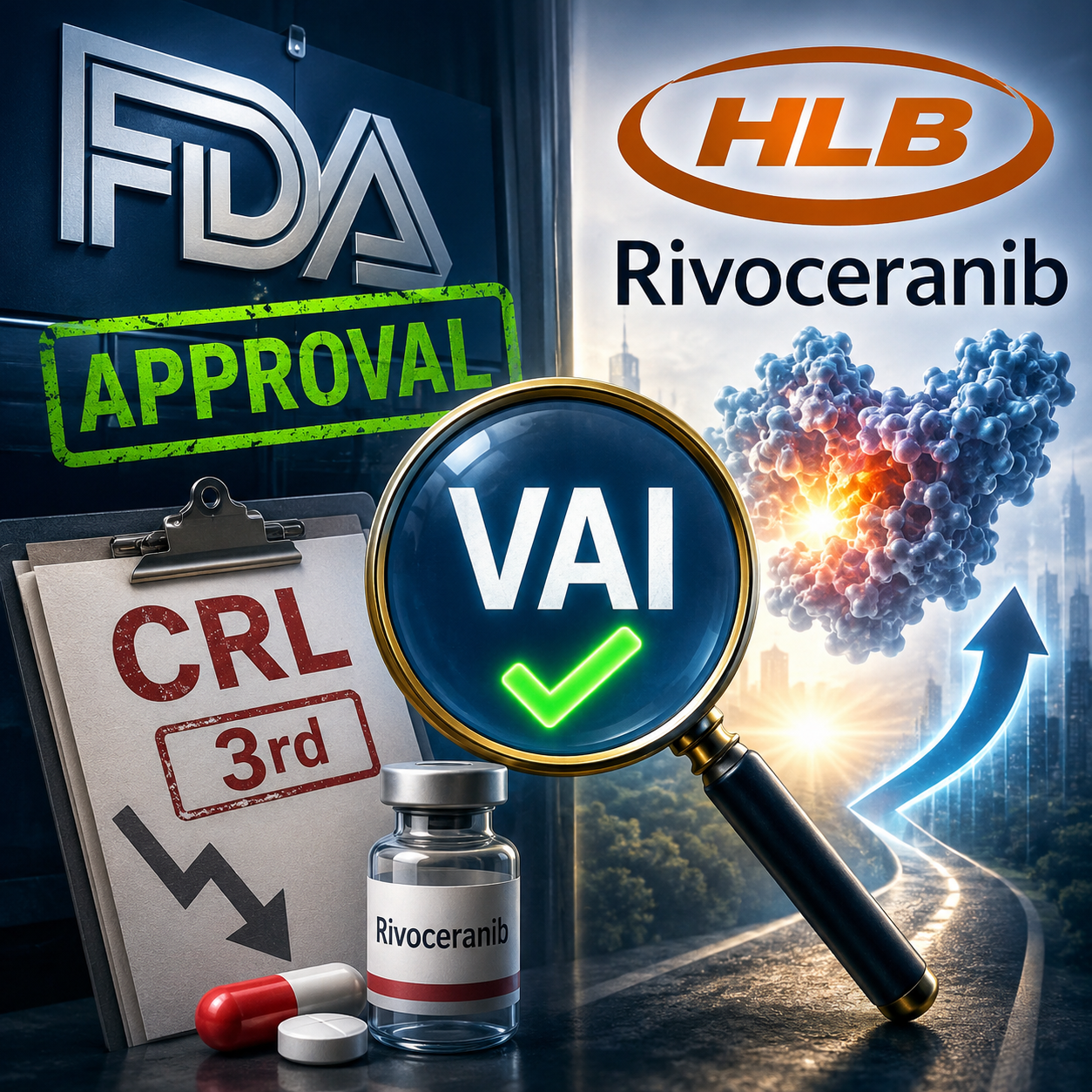 HLB 리보세라닙 FDA 승인 가능할까? ❘ 3차 CRL 이후 VAI 판정 의미와 향후 전망