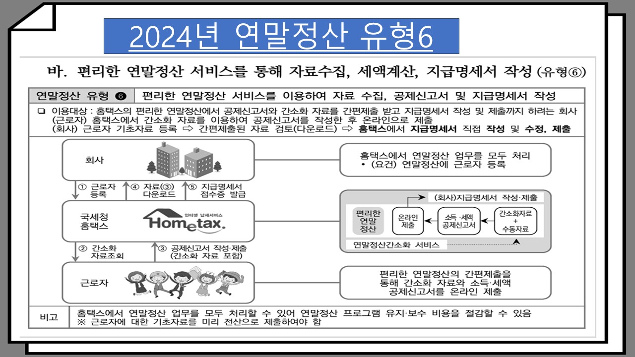 2024년 연말 정산 유형6