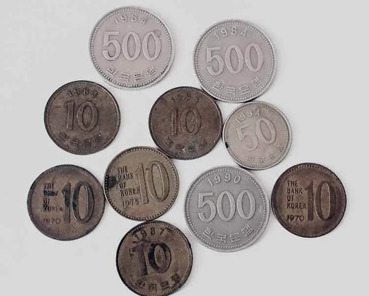 1977년 100원 동전 가격