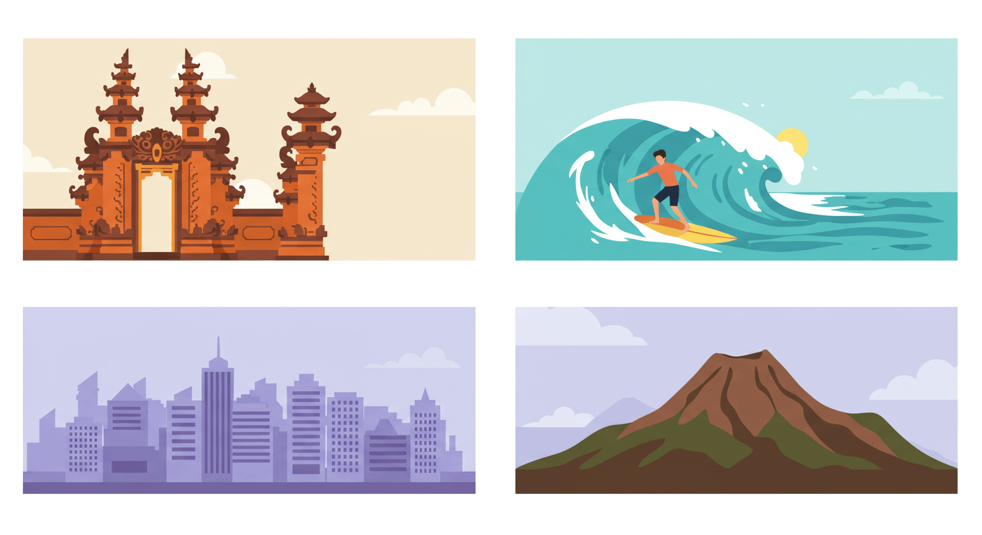 5. 인도네시아 – 발리의 휴양과 자카르타의 저렴한 생활비