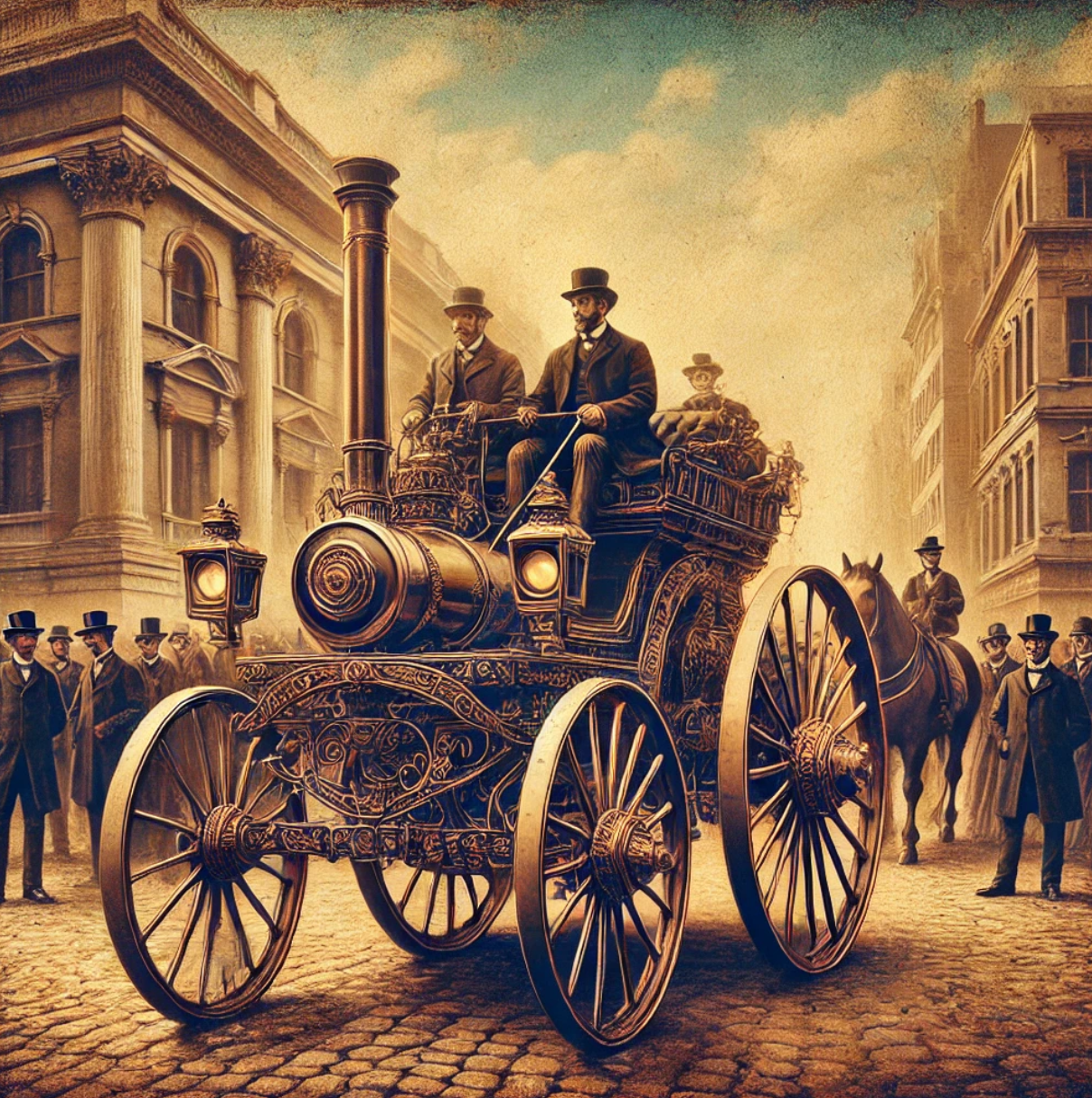 자동차 역사적 출범 배경사진