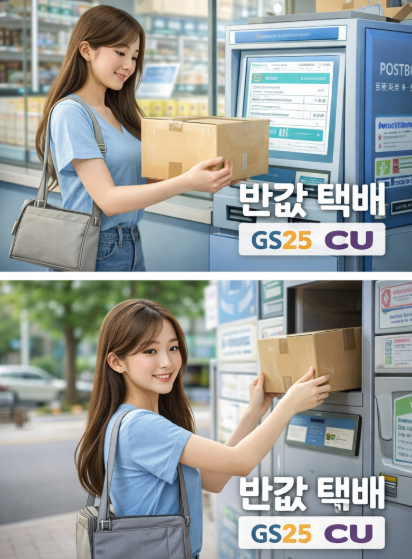 반값 택배 보내는 법! GS25, CU 반값 택배 가격! 총정리!