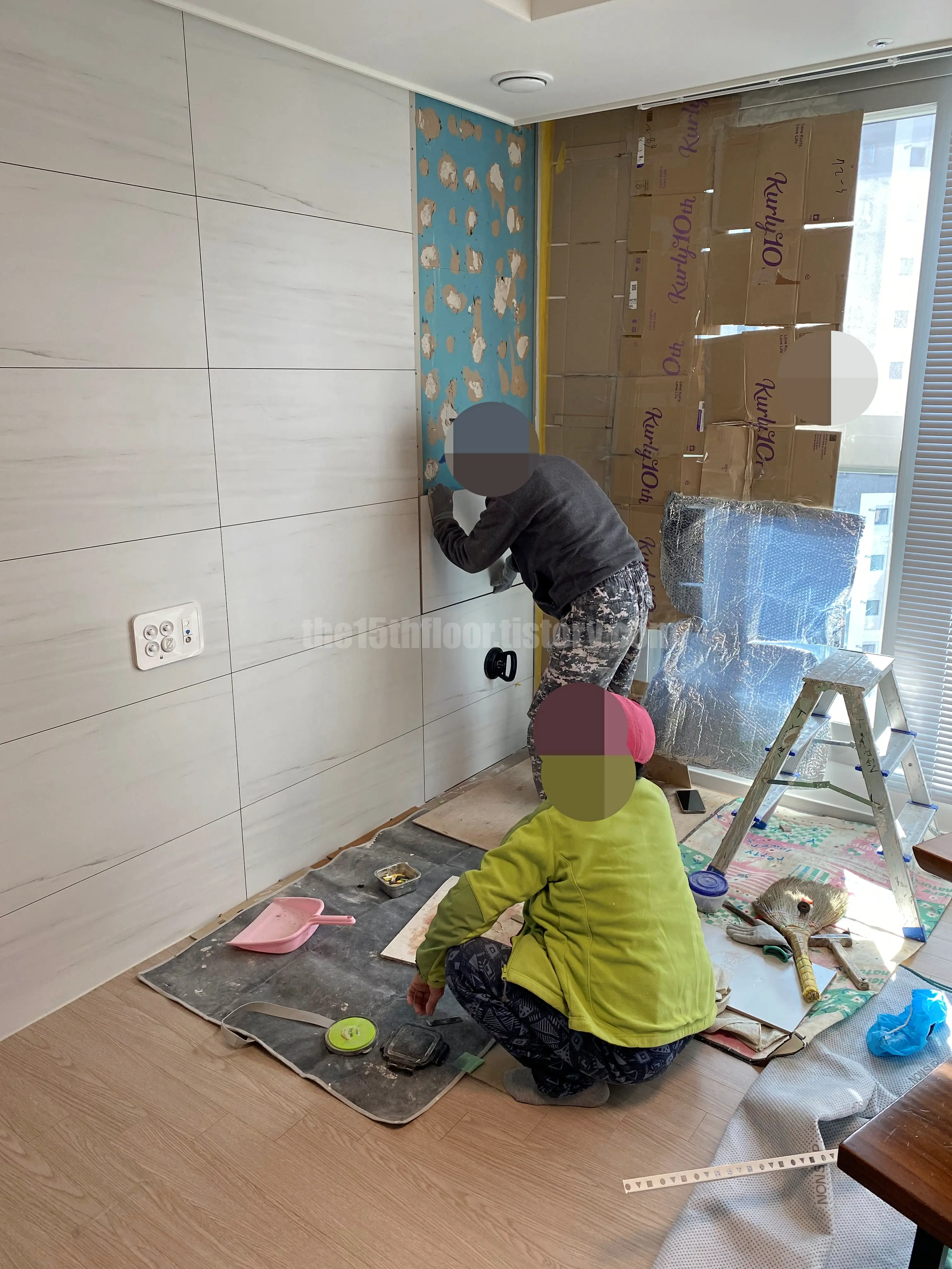 타일 하자 부분 시공 (부분 교체 방법 및 소요시간) 