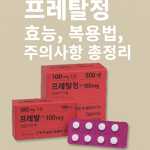 프레탈정 효능, 복용법, 주의사항 총정리