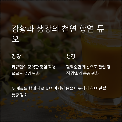 관절에 좋은 식품 궁합 BEST 5 – 통증 없이 유연한 삶을 위한 식단 비결