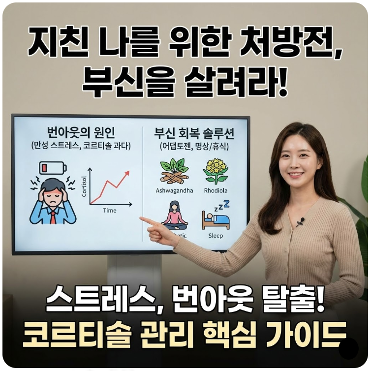 부신 건강 및 코르티솔 관리법
